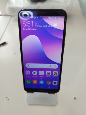 Huawei Y7 (2018) 16GB refurbished black smartphone