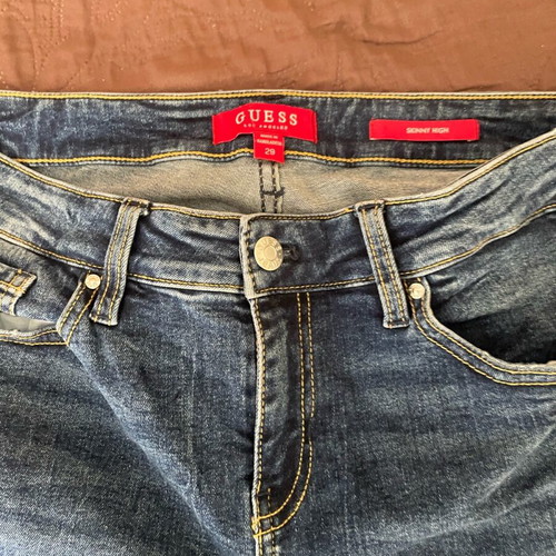 Guess women's skinny jeans like new, size M 38 10, blue