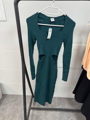 Abercrombie & Fitch knitted dress new with tag, XS Tall, green turquoise