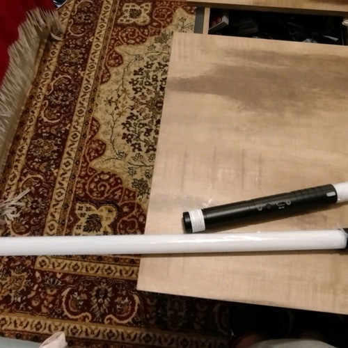 Light sabers set of 2 new, 64 cm height