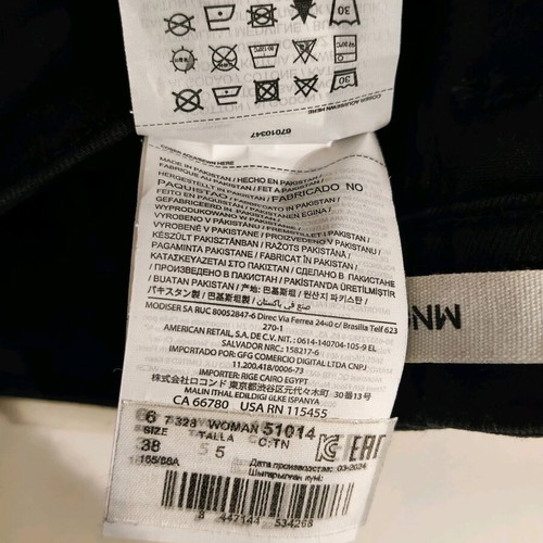 Armani Cropped Jeans like new, grey with subtle glitter