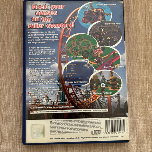 Theme Park World PlayStation 2 used, full English version