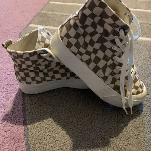 Pull & Bear sneakers used, size 37, beige sports shoes