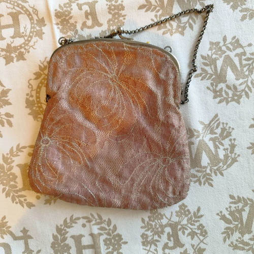 Vintage pink handbag accessory
