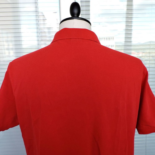 Polo Ralph Lauren Big Pony Red Polo Shirt used, Custom Fit, Men's L