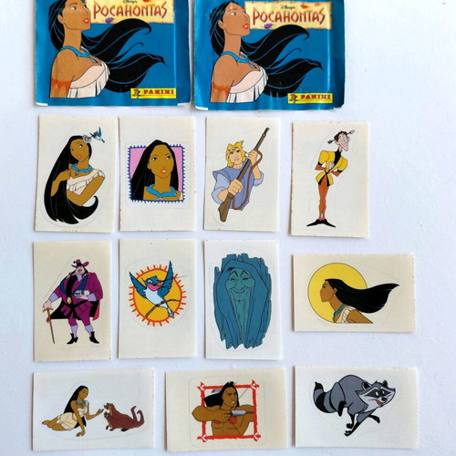 Pocahontas Sticker Packs 1996 Panini new