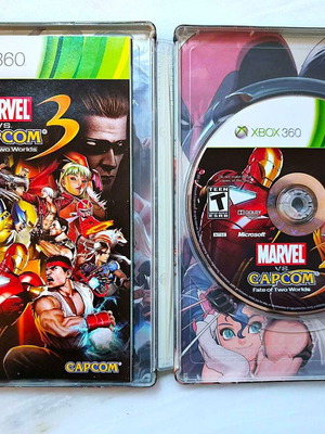 Marvel Vs Capcom Fate of Two Worlds Xbox360 steelbook σαν καινούργιο, πλήρες
