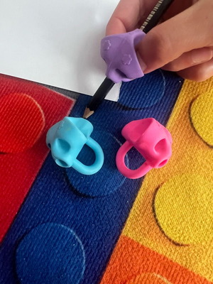 Silicone writing posture correction grips like new, 1 piece