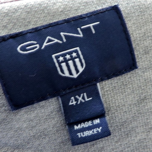 Gant men's grey long sleeve sweatshirt size 4XL like new