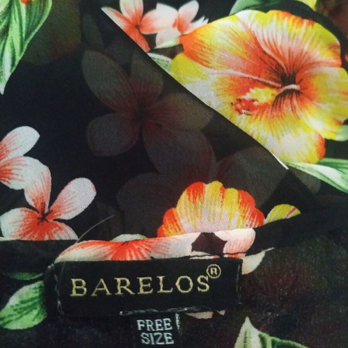 Kimono multicolor like new, free size beachwear cover-up