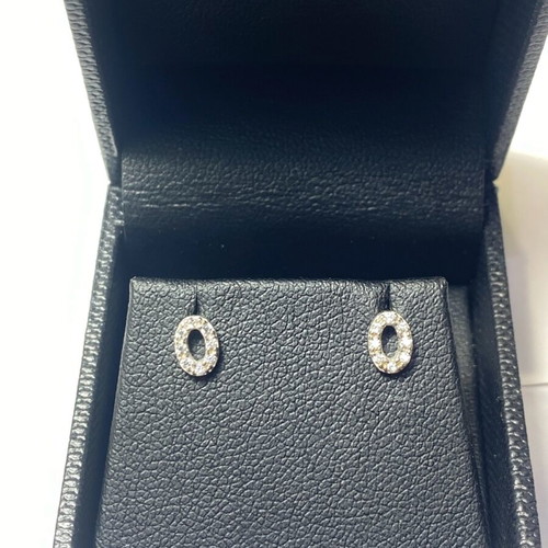 White gold 14k handmade earrings new
