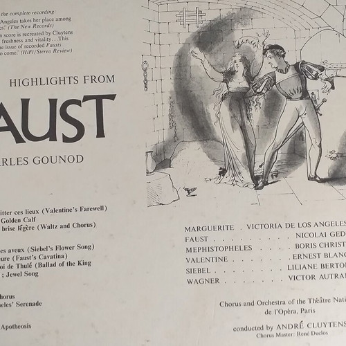Classical music records used, set 1+2, 33 rpm