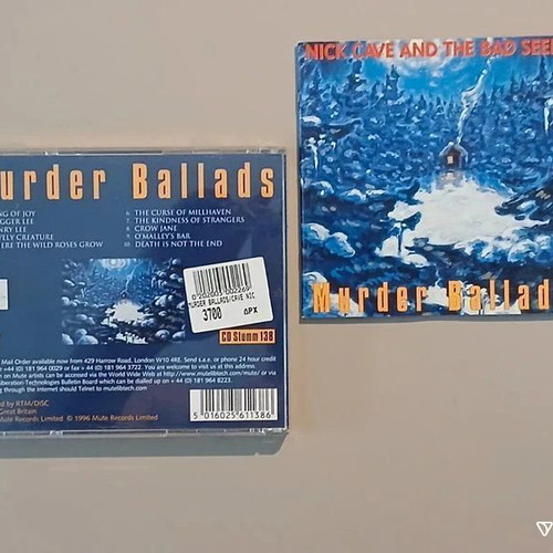 Nick Cave and the Bad Seeds Murder Ballads CD like new, rock