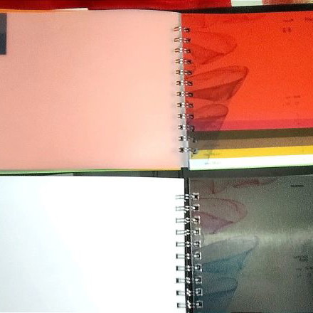 Sample book of special papers used