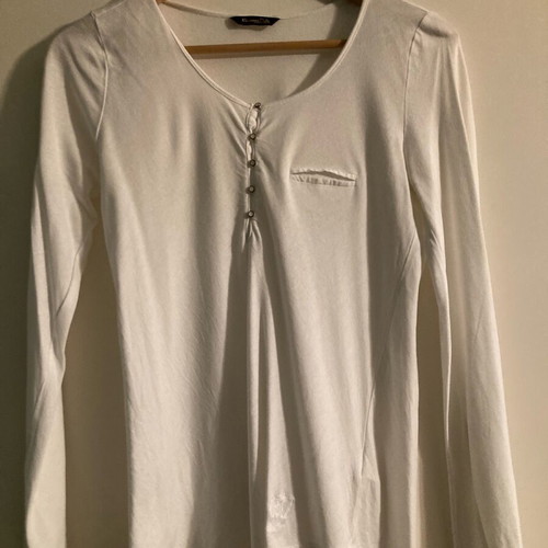 Massimo Dutti women's white blouse XS used