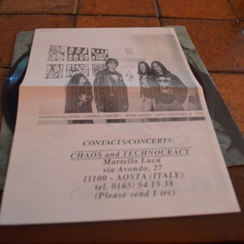 Chaos And Technocracy 7'' Single near mint, Death Metal