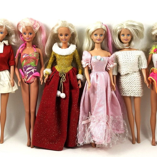 Sindy Hasbro dolls used, lot of 6