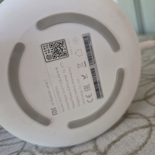Xiaomi Mi Bedside Lamp 2 2022 like new, white, smart lighting