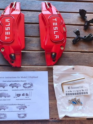 Tesla Model 3 Highland 2024 Rear Caliper Covers New