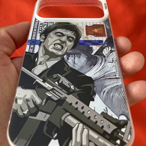 IPhone 17 Pro Max Silicone Case Scarface Tony Montana Al Pacino New