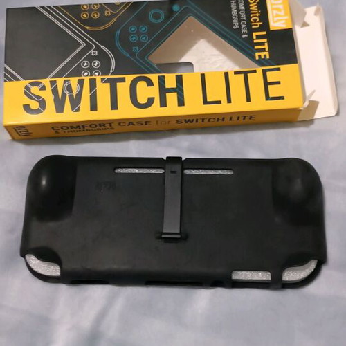 Nintendo Switch Lite case with screen protector and button covers