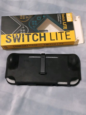Nintendo Switch Lite case with screen protector and button covers