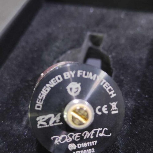 Rose MTL RTA By Fumytech like new, black MTL atomizer