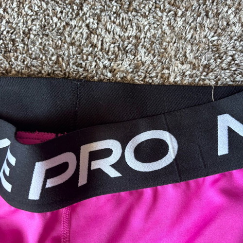 Nike Pro leggings pink like new, size XS for girls-women