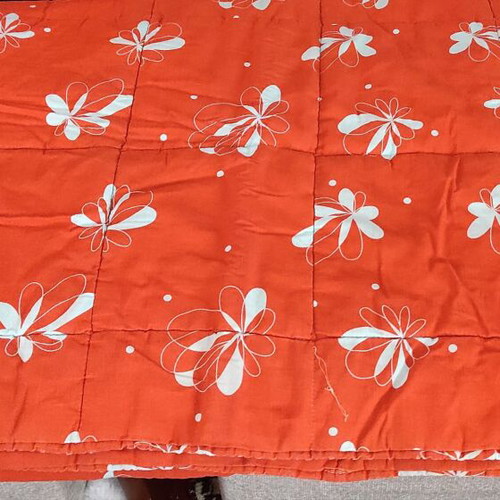 Double quilt used with seam defects