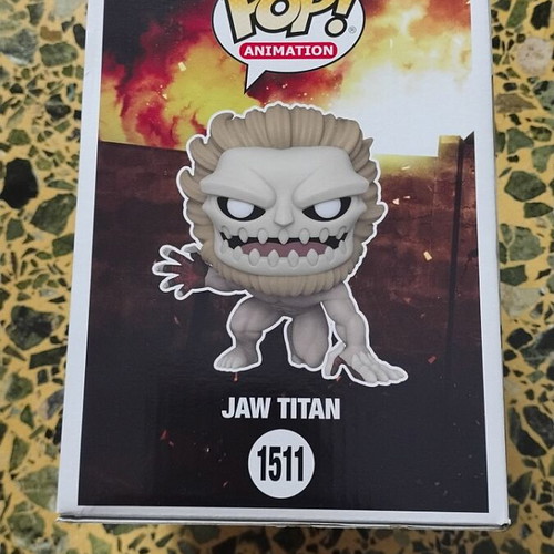 Funko Pop Jaw Titan 1511 Crunchyroll exclusive new with protector