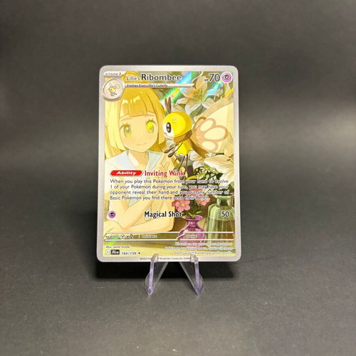 Lillie's Ribombee 164/159 Illustration Rare Journey Together Pokemon TCG new