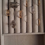 Rings new, set of 9 in silver and gold colors