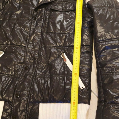 Kelto shiny kids jacket like new, black, size 13-14 years