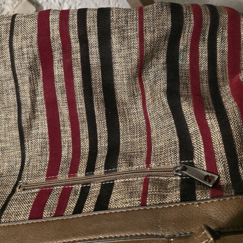 Shoulder bag like new, beige and brown