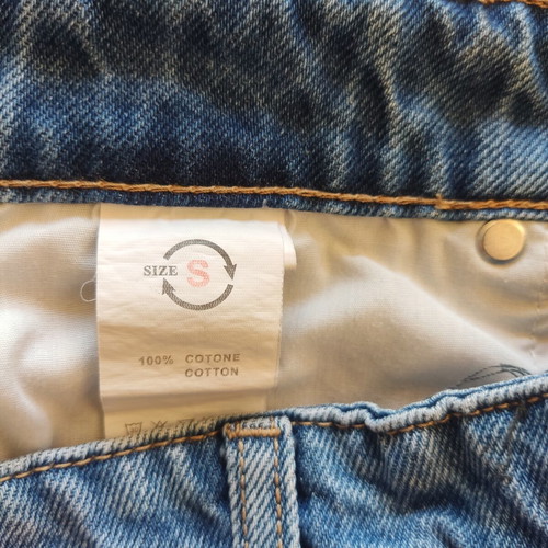 Denim skirt, blue, size S / 36 / 8