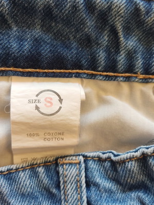 Denim skirt, blue, size S / 36 / 8
