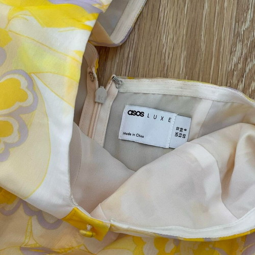 Asos women's dress size M like new, yellow