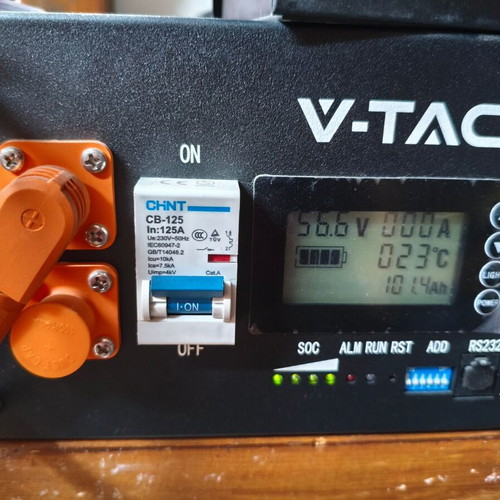 V-TAC VT48100E-P2 5kw lithium battery like new