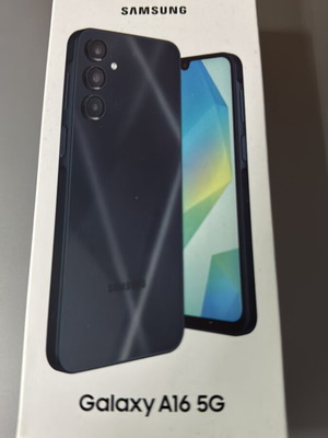 Samsung Galaxy A16 5G smartphone new, 128GB, dual SIM, black