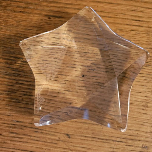 Rosenthal star transparent color like new