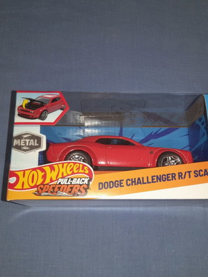 Hot Wheels Dodge Challenger R/T Scat Pack Pull Back Speeder καινούργιο