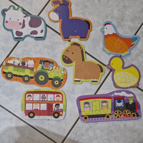 ELC puzzle used for babies with animals and vehicles