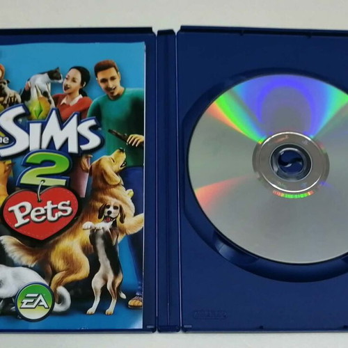 The Sims 2 Pets PS2 game, English, complete with manual