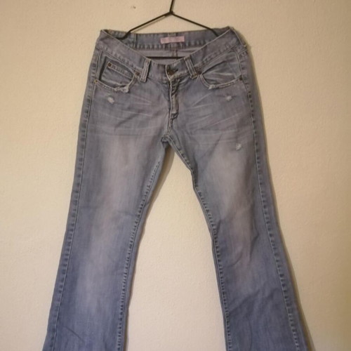 Jean flared pants used, blue, size M