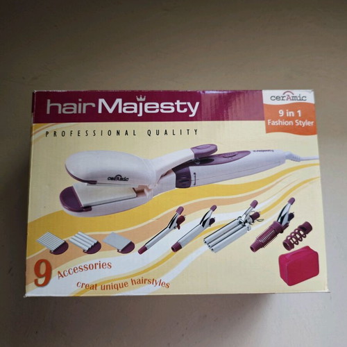 Hair Majesty 9-in-1 Hair Styler like new
