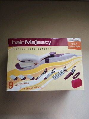 Hair Majesty 9-in-1 Hair Styler like new