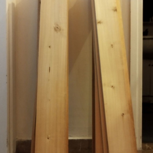 Wooden single bed like new, includes 13 slats (100×200×72)