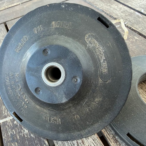 Trimmer heads used, pack of two for grass cutter