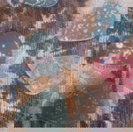 Set of 6 hard guitar picks, new, various colors and designs