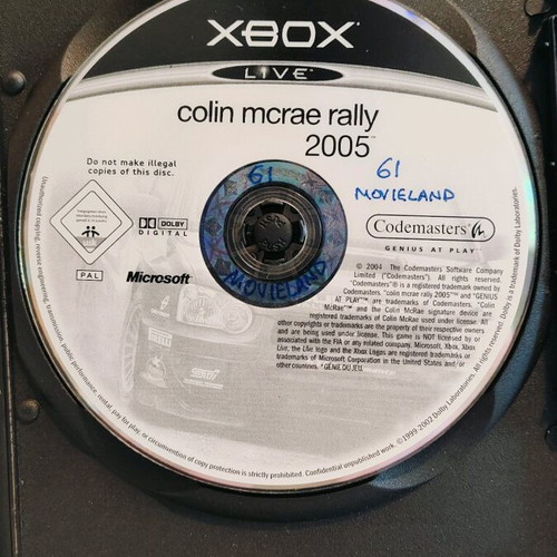 Colin McRae Rally 2005 Xbox used in very good condition